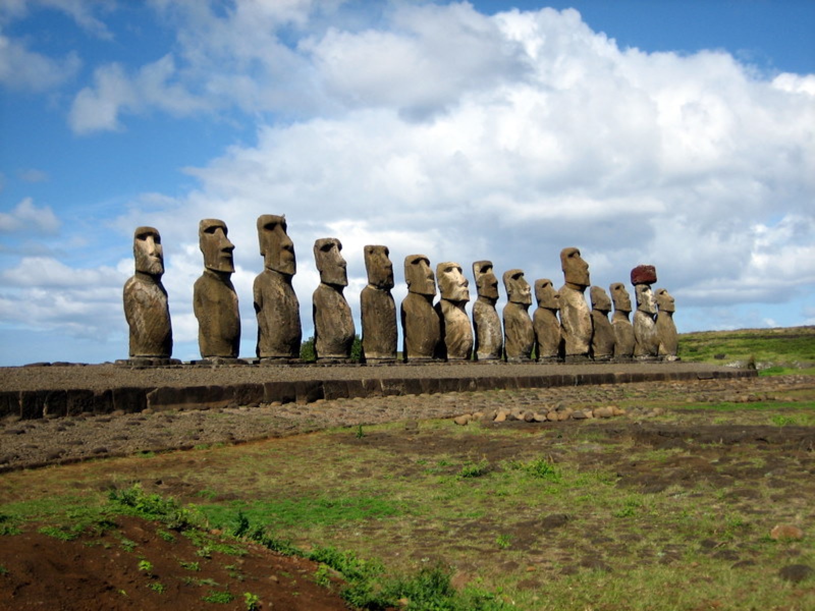 Moai statues on Easter Island