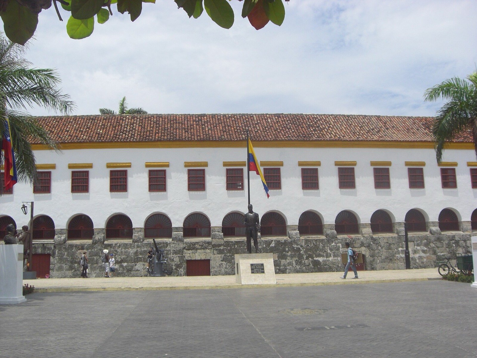 Colonial walls and streets of Cartagena