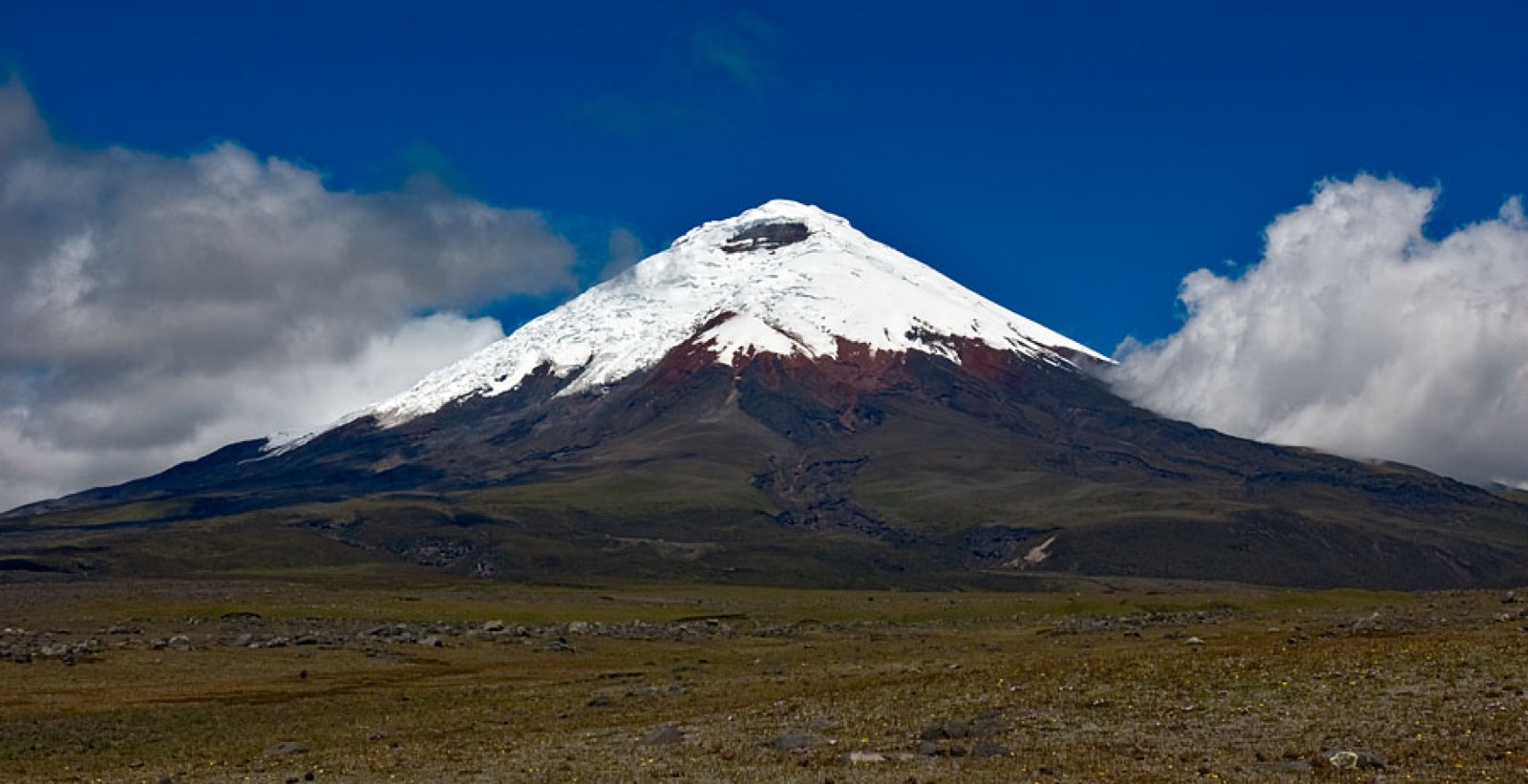 Cotopaxi volcano in the Andes