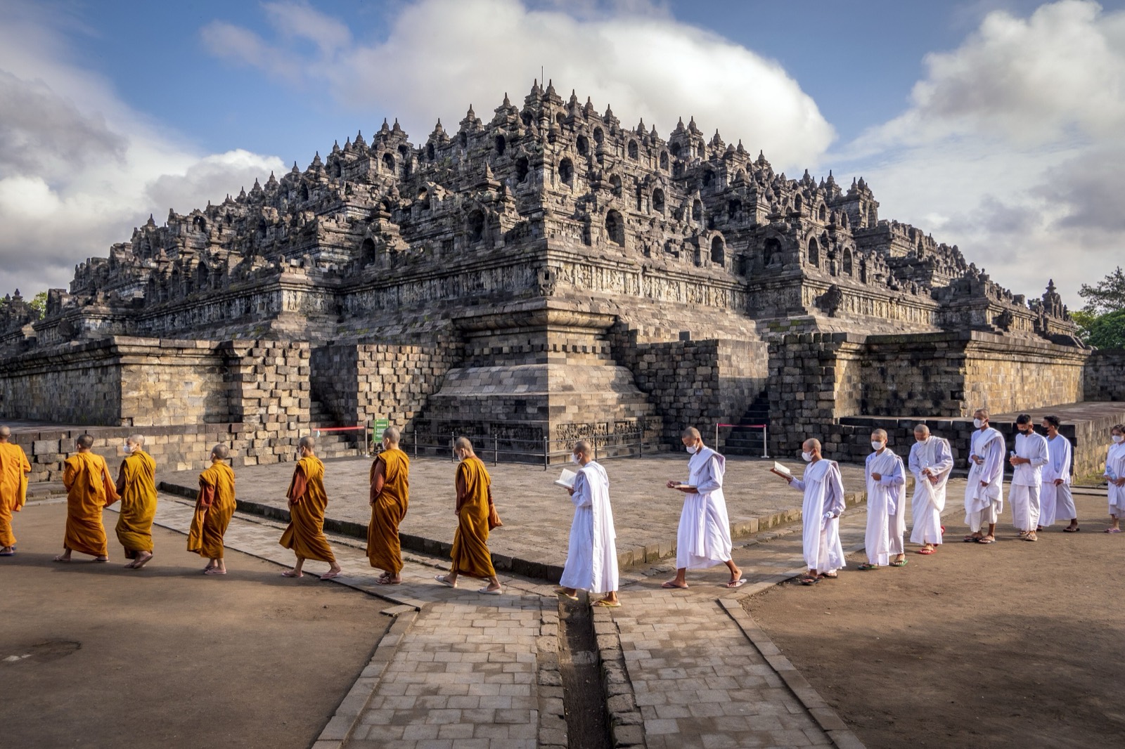 Borobudur temple in Java
