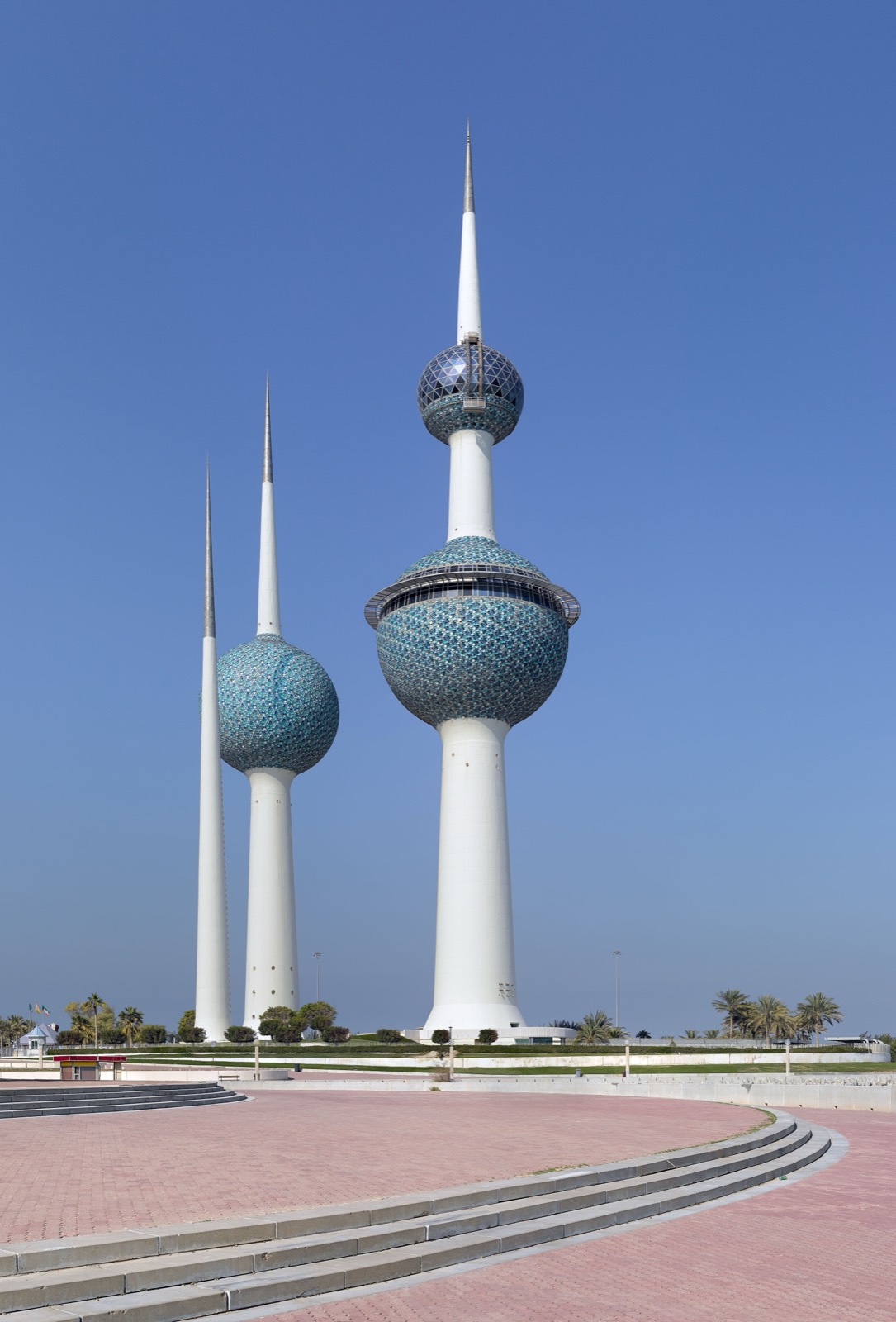 Kuwait Towers on the Persian Gulf
