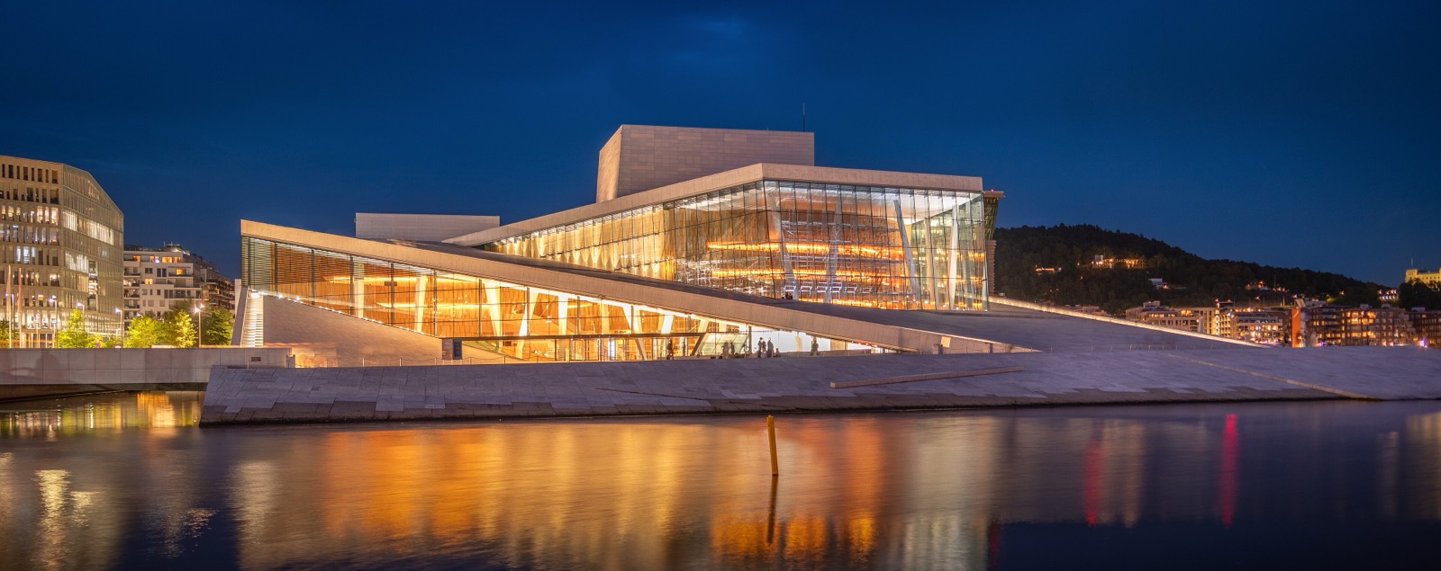 Oslo Opera House on the harbour