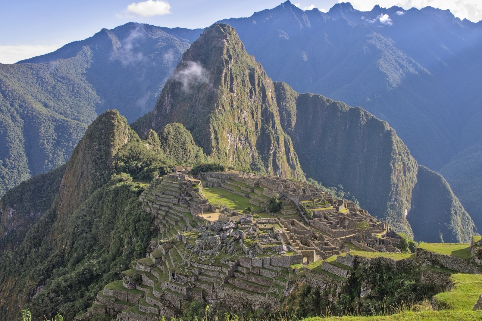 Machu Picchu in the Andes